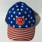 Stars and Stripes Smiley Face adjustable hat Photo 1