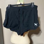 PINK - Victoria's Secret Pink Victoria’s secret’s Black Lace Up Gym Style Knit Shorts​​​​ Photo 0