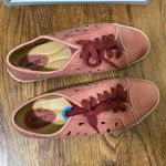 EARTH Pomelo Clay Red Perforated Leather Sneaker size 10 Photo 1