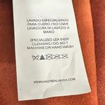 Andrea Landa Brown Boho Chic Cowgirl Handmade Colombian Leather Sleeveless Top Size M Photo 9