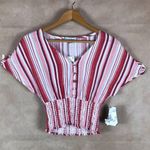 Crave fame Juniors' Batwing-Sleeve Crop Top NWT XS Photo 4