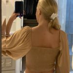 Gold Long Sleeve Top Size M Photo 1