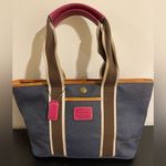 Coach NWOT Denim Hampton Bag Photo 0