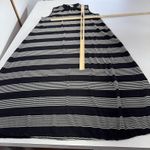 Anthropologie Just Female Dress Womens Small Black White Striped Natasha Maxi Photo 7