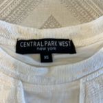 Central Park West  Women’s White Front Pocket Layered Tank Top Photo 1