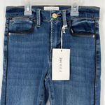 frame denim Le One High Rise Skinny Jeans SS Piping Size 25 New with tags! Photo 4