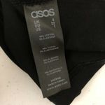 ASOS Womens Crop Top Off Shoulder Short Sleeve Cotton Stretch Black Size 0 Photo 3