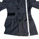 Philippe Adec Paris Women's Dark Gray & Black Vintage Blazer/Coat size 6 Photo 13