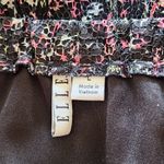 Elle Black Friendship Floral Pleated Lace zmini Skirt Size Large Photo 5