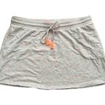 Lilly Pulitzer Zia Skirt XL Women’s Heathered Seaside Gray Beachwalk Space Dye Photo 1