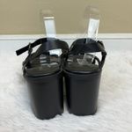 Torrid Crisscross Platform Heel Sandals Black Faux Leather Size 10.5WW Photo 4