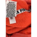 PINK - Victoria's Secret Victoria’s Secret PINK Women’s Sz M Orange Red Jacket Half Zip Pullover Sweater Photo 11