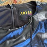 Abyss By Abby NWT:  Shiny Black Long Sleeve Dress Photo 5