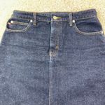Polo‎ Jeans Co Ralph Lauren Denim Maxi Skirt Womens Size 8 Dark Wash Vintage Y2K Blue Photo 0