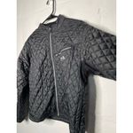 Obermeyer  Women's Quilted Jacket Size 12 Black Aspen 2005 Apres Ski Light Weight Photo 1