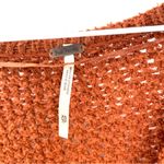 Free People  Coco Pullover V-Neck Long Sleeve Cross Knit Sweater in Terracotta Photo 5