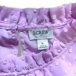 J.Crew Factory Lilac Ruffle Sleeveless Office Brunch Blouse - Large Photo 6
