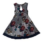 Maeve Anthropologie  Fairchild Flared Floral Dress Retro Swing Dress XS Photo 4
