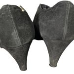 Vintage 80s TOKIO KUMAGAI Paris black suede pumps luxury shoes Made in Italy Sz6 Size 6 Photo 3