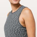 Lululemon Cinch Me Up Cropped Tank Spaced Out Space Dye Black White Size Medium Photo 5