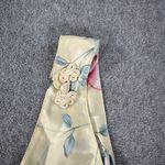 Intimate Essentials Vintage 90's Satin Slip Gown Women's Medium Yellow Floral Photo 1