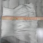 Queen of Sparkles Iridescent White Shorts – Size M – Smocked Waist Photo 4