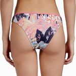 Roxy Fitness Pink and Blue Regular Bikini Bottoms Size Large Photo 1