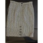 Carlisle Houndstooth Pencil Skirt Size 10 28 inch Waist Straight Winter Photo 6