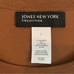 Jones New York Jones NY Collection Silk Blend Brown Cap Sleeve Top Size Large Photo 7