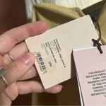 Nanushka Anubi Vegan Leather Sleeveless Wrap Midi Dress Margarine NWT Size S Yellow Photo 6