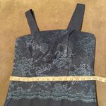 Women’s Navy Tea Length Formal Wedding Dress with Matching Jacket Size 12 NWOT Blue Photo 10