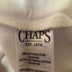 CHAPS Womens Sleeveless Polo Shirt Size XL White New Photo 5