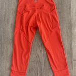 Baleaf  Orange Cropped Leggings Small Photo 2
