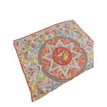 Diane Von Furstenberg VTG  Silk Floral Bird Scarf Multicolor Photo 5