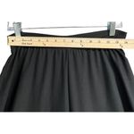 Spanx Crop Pants M Black Wide Leg Pull On Stretch Comfort Flattering Shaping Photo 3