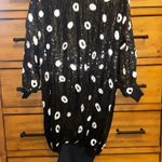 Vintage rare 1980’s beaded snow leopard one size dress 100%silk lining Black Photo 6