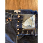 RE/DONE Revolve  90s high rise ankle crop Dark rinse button up straight Jeans 25 Photo 13