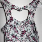 LC Lauren Conrad  Hearts Mini Floral Dress Size 8 Photo 4