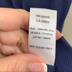 Theory Sleeveless Textured Sheath Navy Mini Dress Photo 3