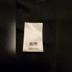 EXPRESS  Velvet Longline Blazer Black Soft Velvet Open Front Jacket Women XS/TP Photo 9