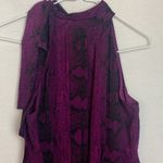 White House | Black Market WHBM women's size 2 dress purple black snakeskin high neck bow white house XS Photo 10