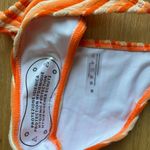 SheIn  Orange and White Striped Bikini Photo 2