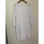 Club Monaco  White Long Sleeve Dress Front Tie Classic Staple Capsule Basic EUC 8 Photo 8