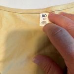 BP Crop Top Long Sleeve Organic Cotton Blend Scoop Neck Beige Womens M Photo 1