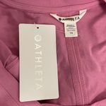 Athleta  Outbound V-Neck Rose T-Shirt 1X NWT Cap sleeve athleisure loungewear Photo 3
