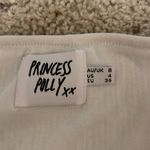 Princess Polly  silver sequin crop top size 4 #104 Photo 4