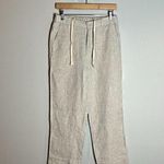 Natural Blue by Visitor cream linen pants Size L Photo 0