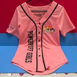 POWERPUFF Girls Jersey Baseball shirt L Pink Size L Photo 3