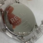 Relic  Watch Women Silver Transparent tone Chronograph quartz analog 37mm running Photo 6