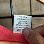 NWT Womens Short Sleeve Dress Size Medium Salmon Pointed Hem Boho Orange Photo 5